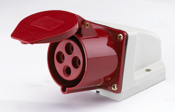 Розетка стационарная 134 3Р+РЕ 63А 380В IP67 РС-102