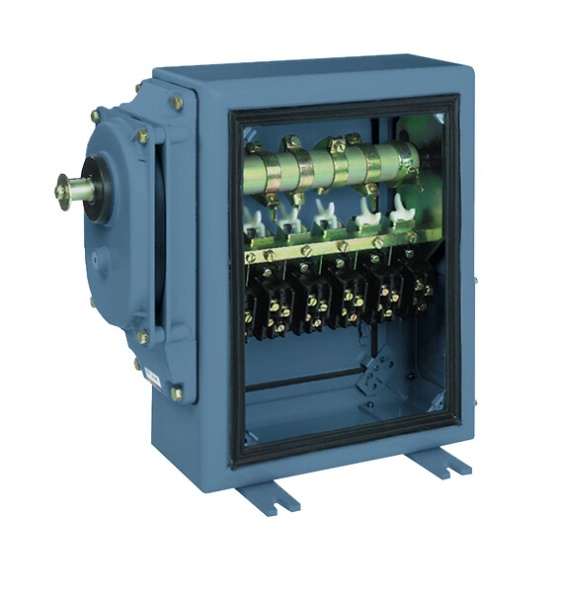 Одноступенчатый винтовой концевой выключатель для тяжелых условий эксплуатации, XR и XF, XR2, 6 C/O, корпус из листовой стали XR2AB06K80