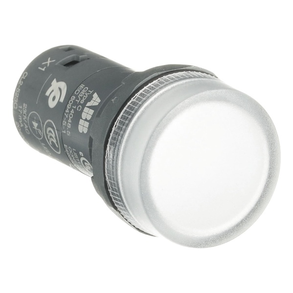 Светосигнальная арматура CL2-523C, белая, 230VAC, IP66, 22mm (1SFA619403R5238)