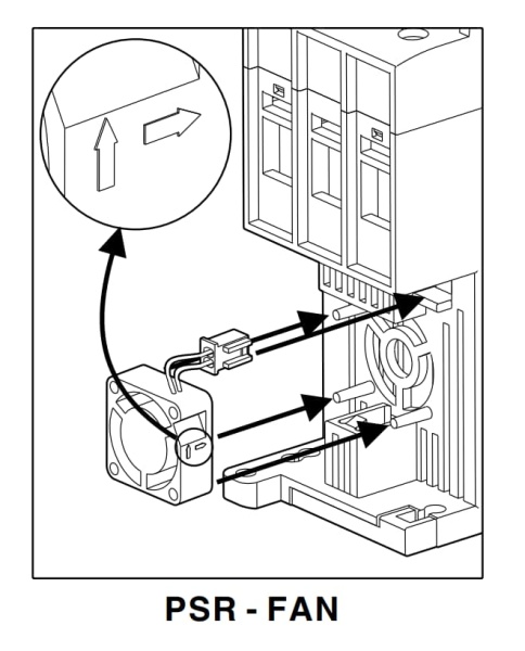 Вентилятор PSR-FAN3-45A для PSR3_PSR45