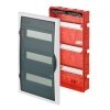 Щит встраив. ECO BOX 3x12M, N/PE 4x 2x16+7x10mm2, дымчатая пласт. дверь, белый RAL9003, 560x350x102mm, IP40