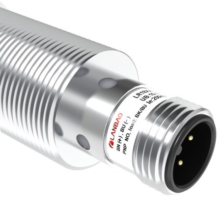 LANBAO LR18XBN08DPC-E2 Индуктивный датчик М18x63мм PNP NC Sn=8мм Разъём М12