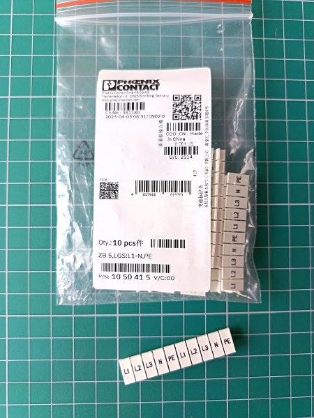 ZB 5,LGS:L1-N,PE Полоса Zack Phoenix Contact