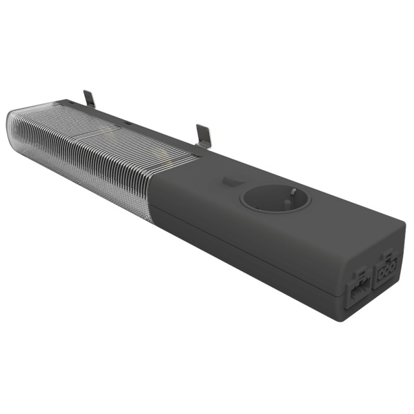 Светильник стационарный с розеткой модели NSYLAMLDF