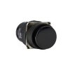 Кнопка плоская LA115-C, возврат, черная, круглая, без подсветки, 1CO, 16mm, IP40