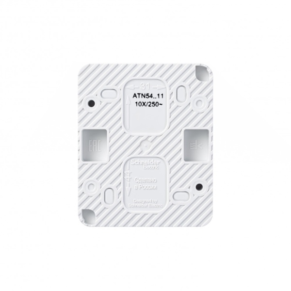 ATLASDESIGN PROFI IP54 О/У 1-клавишный ВЫКЛЮЧАТЕЛЬ, сх.1, 10АХ, БЕЛЫЙ