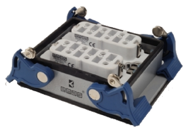 Розетка низкая, 4-фиксатора, 12 полюсов, 35А