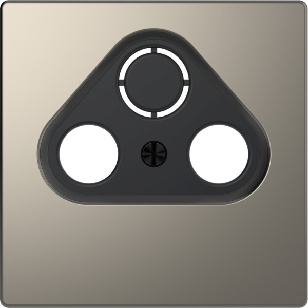 DL, ЦЕНТР.НАКЛАД. TV РОЗЕТКИ, НИКЕЛЬ