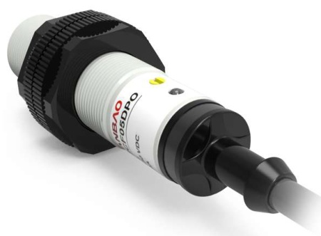 LANBAO CR18SCF05DPR Емкостной датчик 5 мм, 10…30 DC, PNP, NO+NC, заподлицо, PBT, кабель, M18, IP67