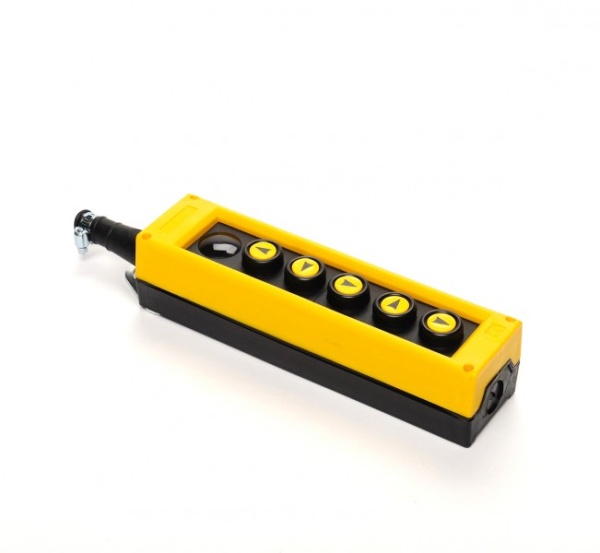 Пульт управления 5 кнопок (со стрелками), односкоростной, серия PVK, пластиковый корпус (250В AC, 4А), IP65 PVK5E