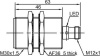 LANBAO LR30XBF10DNOW1-E2 индуктивный датчик M30х63мм NPN NO Sn=10мм разъем M12