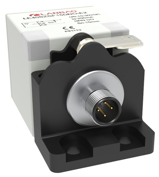 LANBAO LE40SZSN40SBOY-E2 датчик индуктивный, Sn 40мм, 20-250 В AC/DC, 2-проаодный NO, разъем