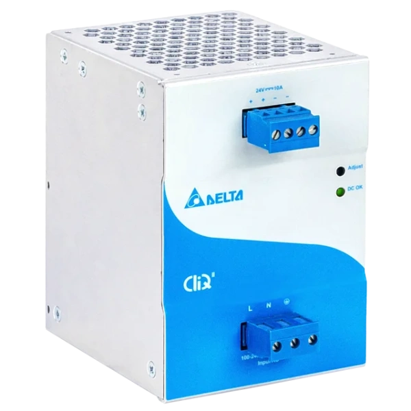 Блок питания импульсный CliQ II, 240W, 10A, 85_264VAC (120_375VDC) / 24VDC, DIN35, клемн.колодка, ал.корпус