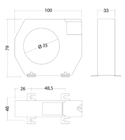 M70812 Трансформатор тока TI-420-35-5A