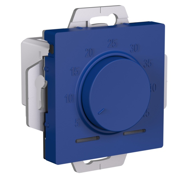 ATLASDESIGN ТЕРМОСТАТ электронный для теплого пола с датчиком, 10A, механизм, АКВАМАРИН