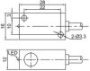 LANBAO LE16SN04DNO индуктивный датчик 16x12x28мм NPN NO 4мм кабель 2м