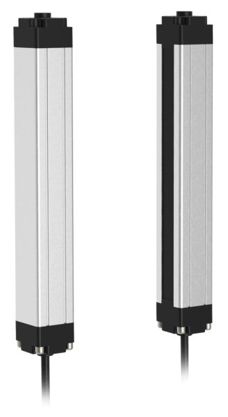 LANBAO LG20-T1605TPA-F2 Световая завеса Приемник PNP NC, 16, 850нм инфракрасный (настраиваемый), 20 мм, 300 мм, 0.1-5 м, 12…24 DC, <20мс, алюминий, кабель 18 см с разъемом M12, IP65, ??30 мм непрозрачный объект