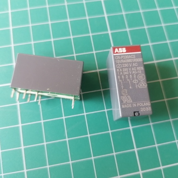 Реле CR-P230AC2, 230VAC 2CO 8A-250VAC12 0.1A-250VDC13 IP67