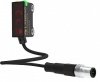 LANBAO PR12-BC15DPC Датчик диффузного отражения 15 см, инфракрасный свет светодиод (880нм), PNP, NC, 10…30 DC, никелированная латунь, цилиндрический, кабель, IP67