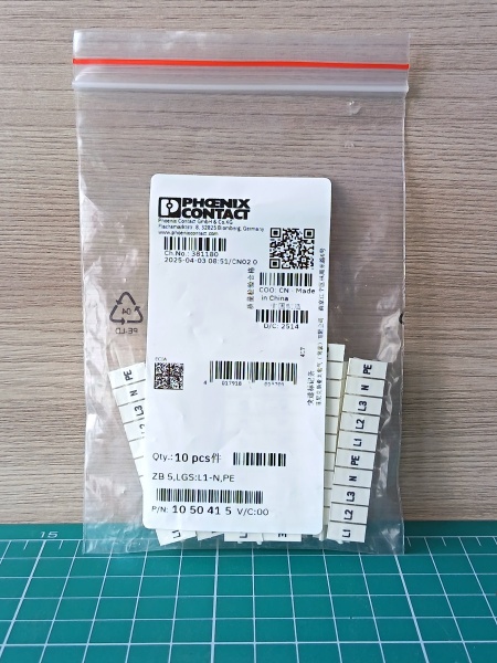 ZB 5,LGS:L1-N,PE Полоса Zack Phoenix Contact