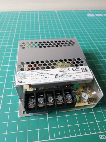 Блок питания импульсный PMT2, 36W, 3А, 90_264VAC / 12VDC, панель, винт.клеммы, ал.корпус