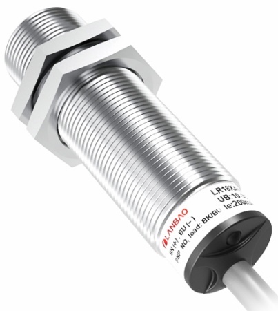 LANBAO LR18XCF05SBO индуктивный датчик M18x61,5мм 2х-проводный 20-250 AC/DC NO Sn=5мм каблеь 2м