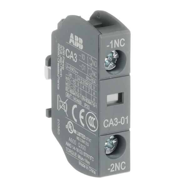 Дополнительный фронтальный блок-контакт CA3-01