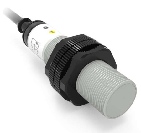 LANBAO CR18SCF05DPR Емкостной датчик 5 мм, 10…30 DC, PNP, NO+NC, заподлицо, PBT, кабель, M18, IP67