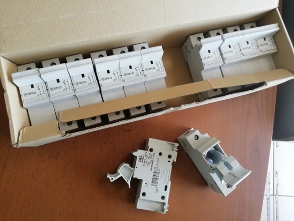 OPV22/1 разъединитель нагрузки цилиндрических предохранителей 1P