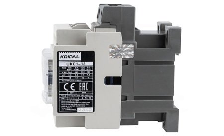 Контактор UKC1-12-11-230AC, 3P, 12A(AC-3), 25A(AC-1), 5.5kW(400VAC), Uк=230VAC, 1NO+1NC