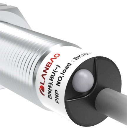 LANBAO LR12XBF02DNR индуктивный датчик M12x63мм NPN NO/NC Sn=2мм кабель 2м