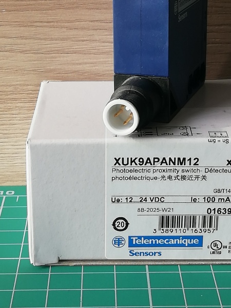 ФОТОЭЛЕКТРИЧЕСКИЙ ДАТЧИК NO PNP Sn 5 m, 12...24 VDC, M12 XUK9APANM12