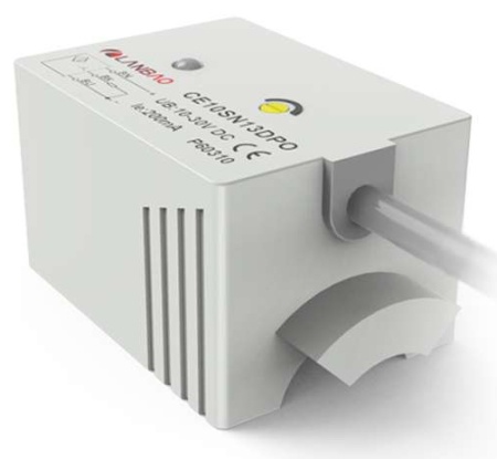 LANBAO CE10SN13DNO емкостной датчик 43x24x20мм NPN NO Sn=8...11м кабель 2м