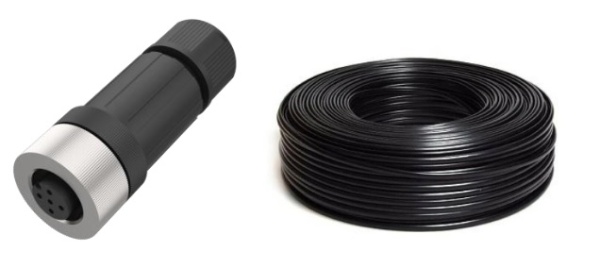 LANBAO QE12-N5F 1002 Соединительный кабель QE12-N5F+M12 5- пин кабель(300m)
