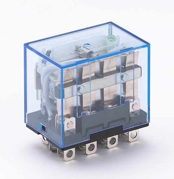 Промежуточное реле 4 конт. с инд. LED 10А 24В DC ПР-