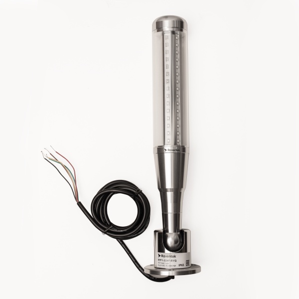 RAVENTEK RPF1-324F-RYG световая колонна ?50 метал корпус IP40 RYG с зуммером кабель 2 м