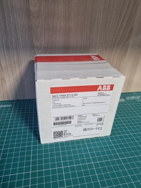 Авт. выключатель Tmax XT1N 160/80 TMD, 80A 3P 36kA It=0.7…1In Ie=10In