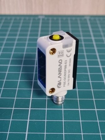 LANBAO PSE-GC50DPBB-E3 оптический датчик 32,5x20x12мм PNP NO/NC Sn=500мм (R-тип) разъем M8