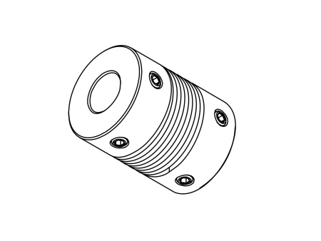 LANBAO LB-H0606 пружинная муфта 6/6мм