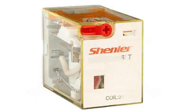 Реле RKF2CO536LT, 2CO, 12A(250VAC/30VDC), 36VAC, мех. индикация, тест-кнопка с блокировкой, LED