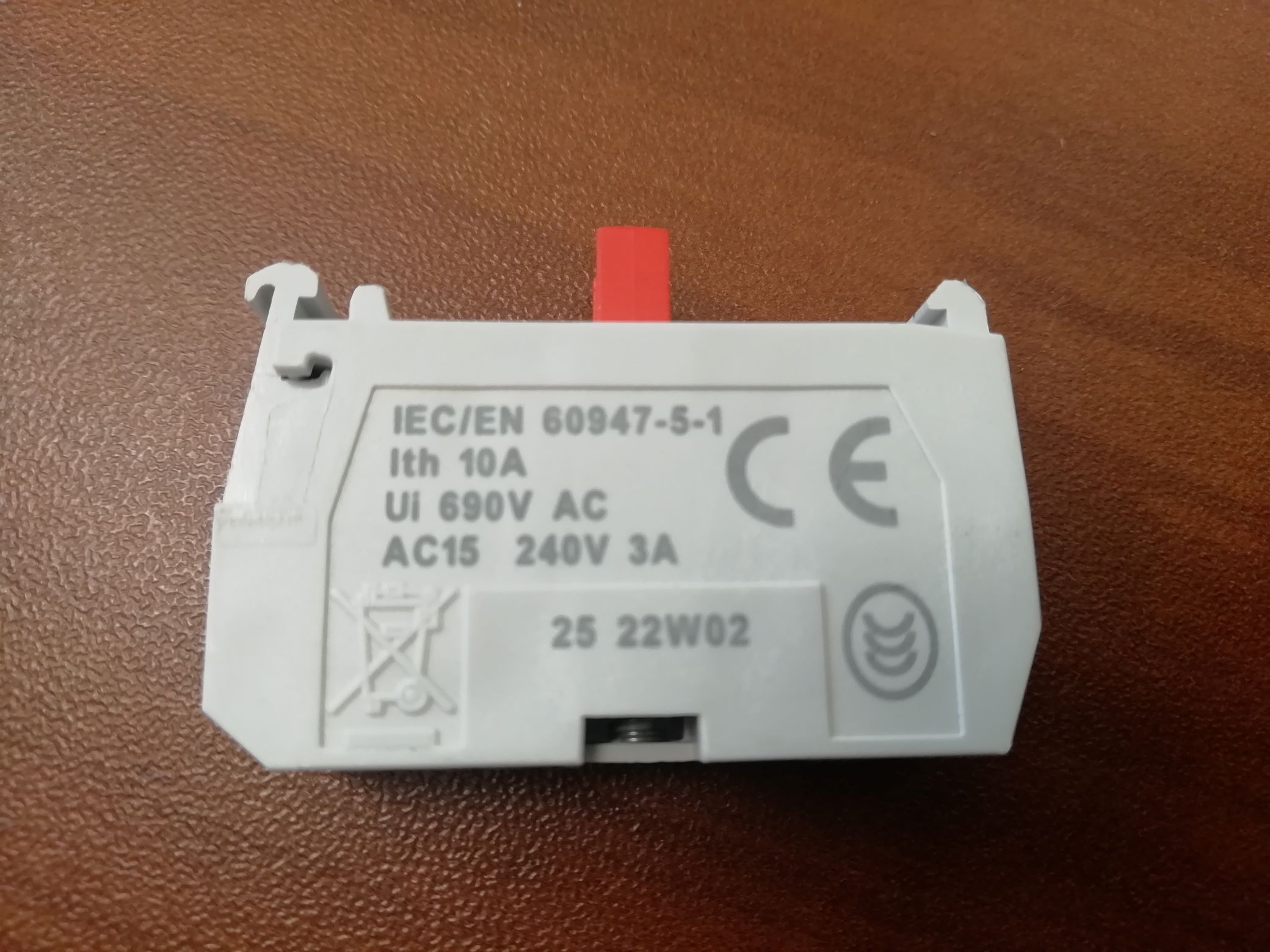 Osmoz - Блок-контакт 1NC, 6A , винтовые зажимы