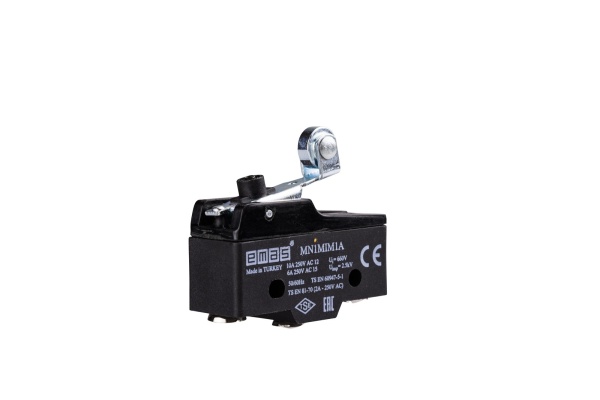 Пластиковый мини-переключатель Metal Short Lever Roller (adjustable button) 1CO MN1 серия