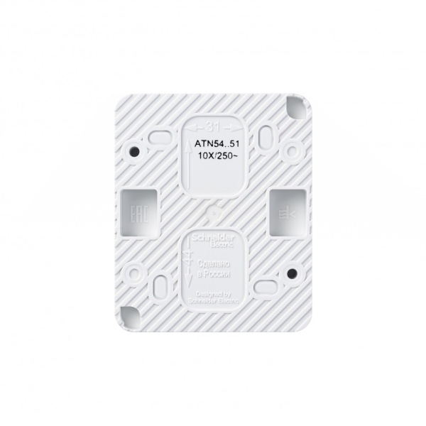ATLASDESIGN PROFI IP54 О/У 2-клавишный ВЫКЛЮЧАТЕЛЬ, сх.5, 10АХ, БЕЛЫЙ