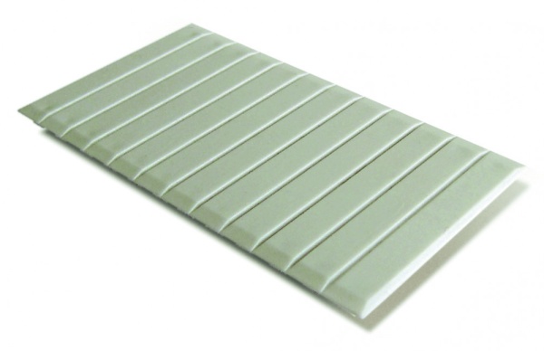 Заглушка для пластрона на 6 модулей СЕРАЯ ЗП-101