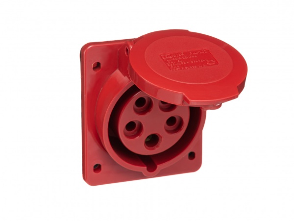 Розетка щитовая 415 3Р+РЕ+N 16А 380В IP44 РЩ-102