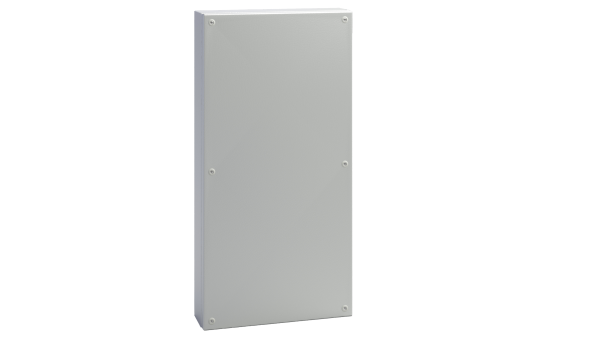 Коробка распределительная EGRAN 200x300x80 (ВxШxГ) с крышкой на 4-ех невыпадающих 1/4 винтах, сталь 1,2мм, RAL7035, IP66