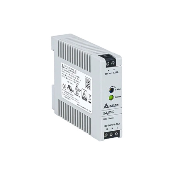 Блок питания импульсный Sync, 30W, 1.25А, 85_264VAC (120_375VDC) / 24VDC, DIN35, винт. клеммы, пл.корпус