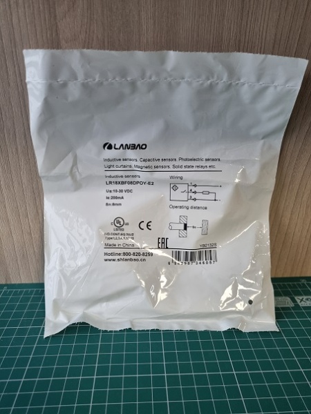 LANBAO LR18XBF08DPOY-E2 индуктивный датчик M18x63мм PNP NO Sn=8мм разъем M12