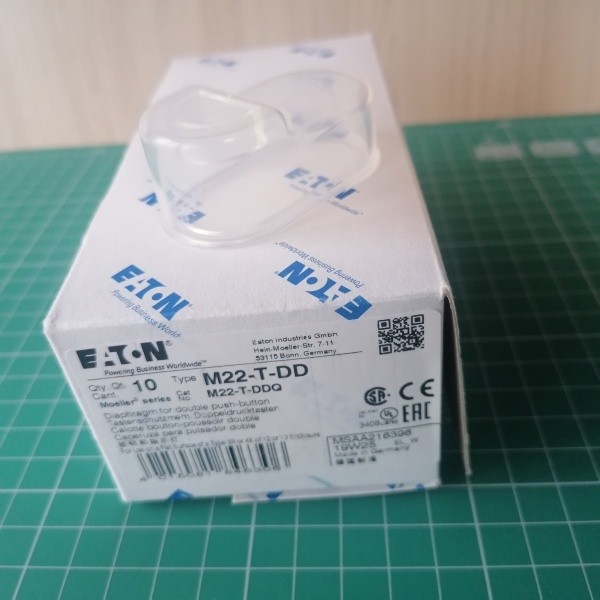 Колпачок силиконовый прозрачный для двойной кнопки M22-T-DD IP67