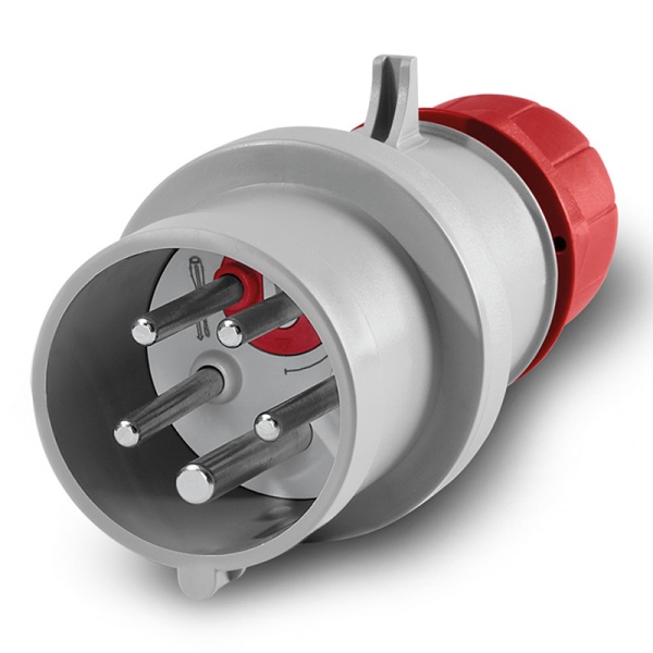 Разъем пром. силовой CEE кабельный, штекер, с перекл. чередования фаз, 32A, 3P+N+E 6h, 346_415VAC 50/60Hz, IP44/IP54, серия OPTIMA